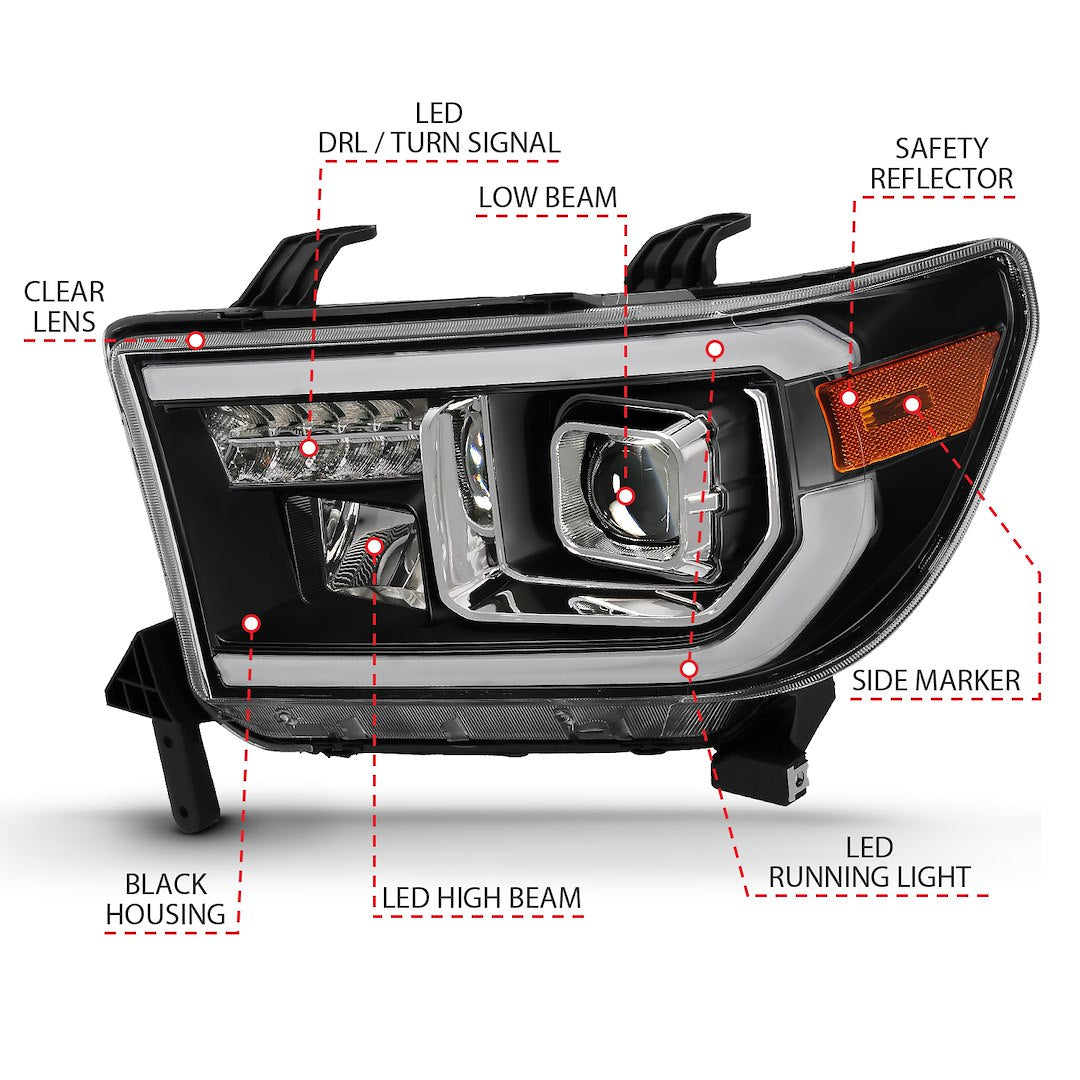 Anzo Usa 111447 Headlight Assembly||||87||a1r111447||2001961