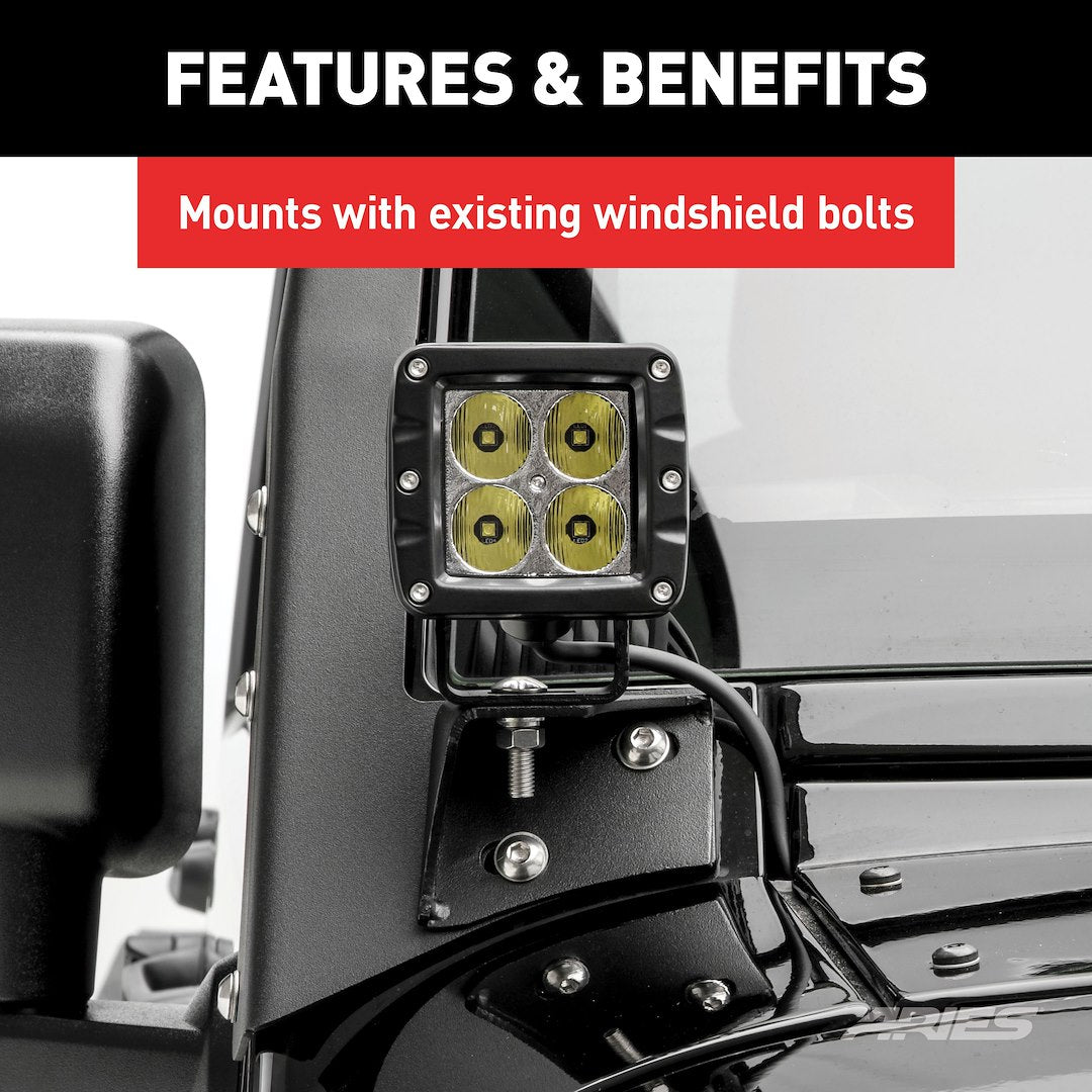 Aries Ar15800 Windshield Hinge Light Bracket||ar15800_3008x1990_Fc.Jpg||89||a1sar15800||1225230