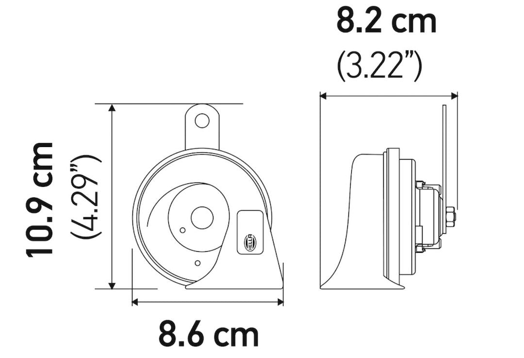 Product of Hella 011225831 Horn