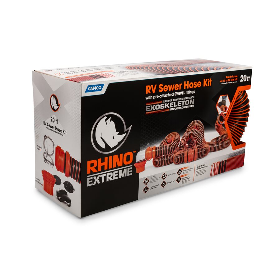 Product of Camco 39867 20 Feet Black Sewer Hose Yes