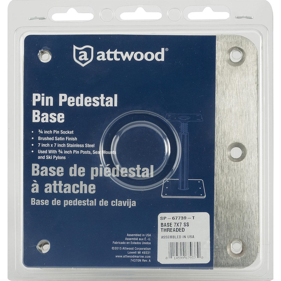 Attwood Marine Sp-67739 Boat Seat Pedestal Base Plate||sp-67739-T_Front.Jpeg||93||a7jsp67739||1310491