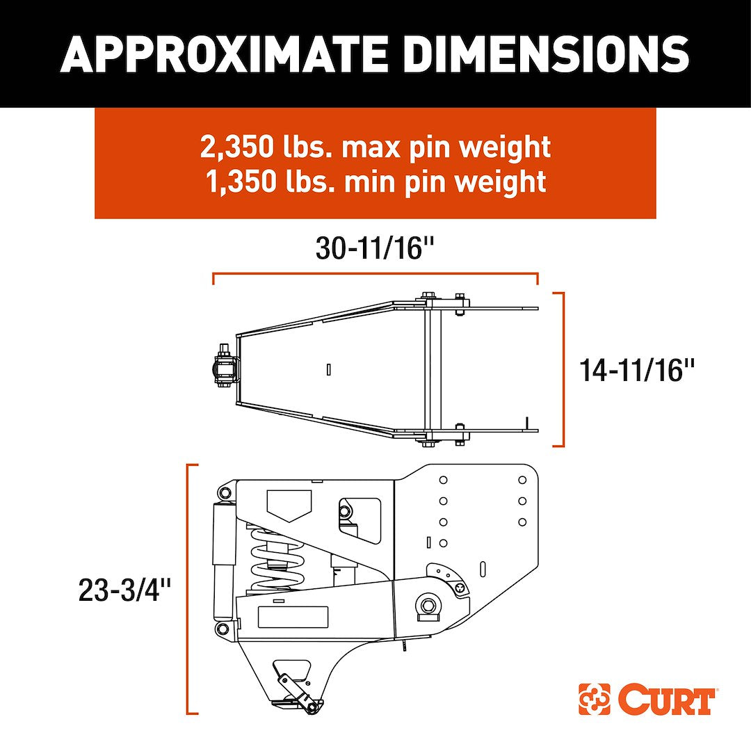 Curt 2024044575 Fifth Wheel Trailer Hitch Pin Box||2024044575_1.Jpg||86||c932024044575||1775793