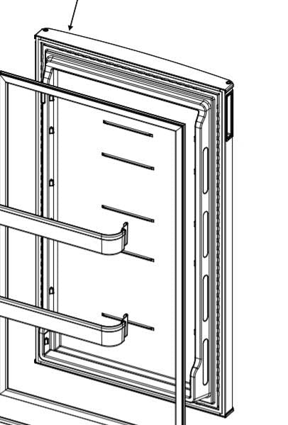 Product of Norcold 640158 Refrigerator Door