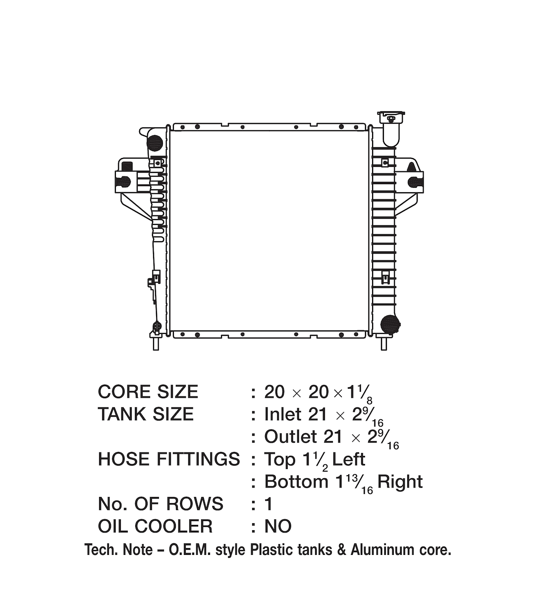 Product of Csf 3379 Radiator
