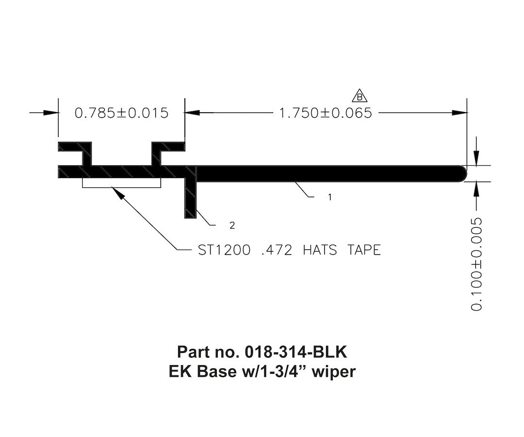 Product of Ap Products 018-314-Blk Slide Out Seal