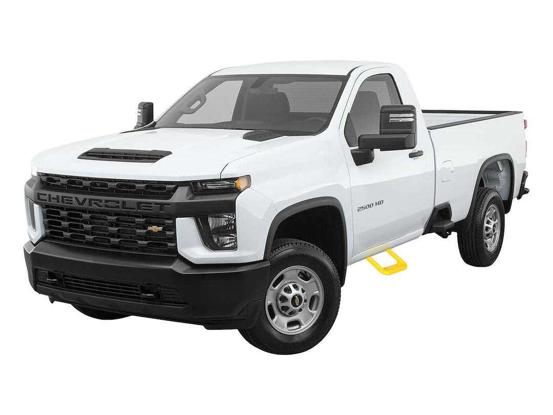 Product of Carr 104997 Yellow Textured Powder Coated Aluminum Truck Step