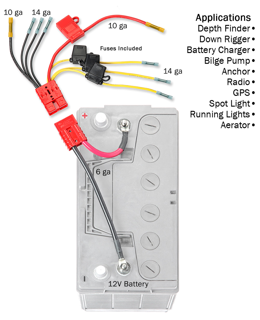 Product of Connect-Ease Rce12vb4fk Battery Connection Harness