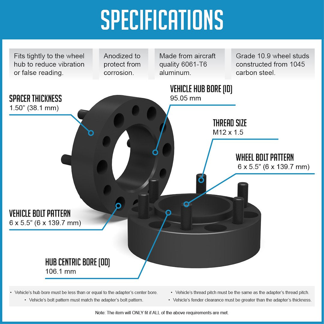 Coyote Wheel Accessories 6550-6550h-C95106a Wheel Adapter||6550-6550h-C95106a_2.Jpg||87||rev50hc95106a||1699212