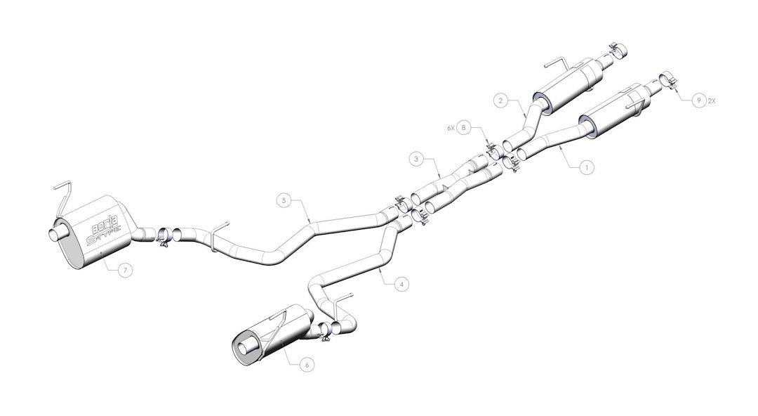 Borla 140987 Exhaust System Kit||140987_1.Jpg||86||b25140987||1682478