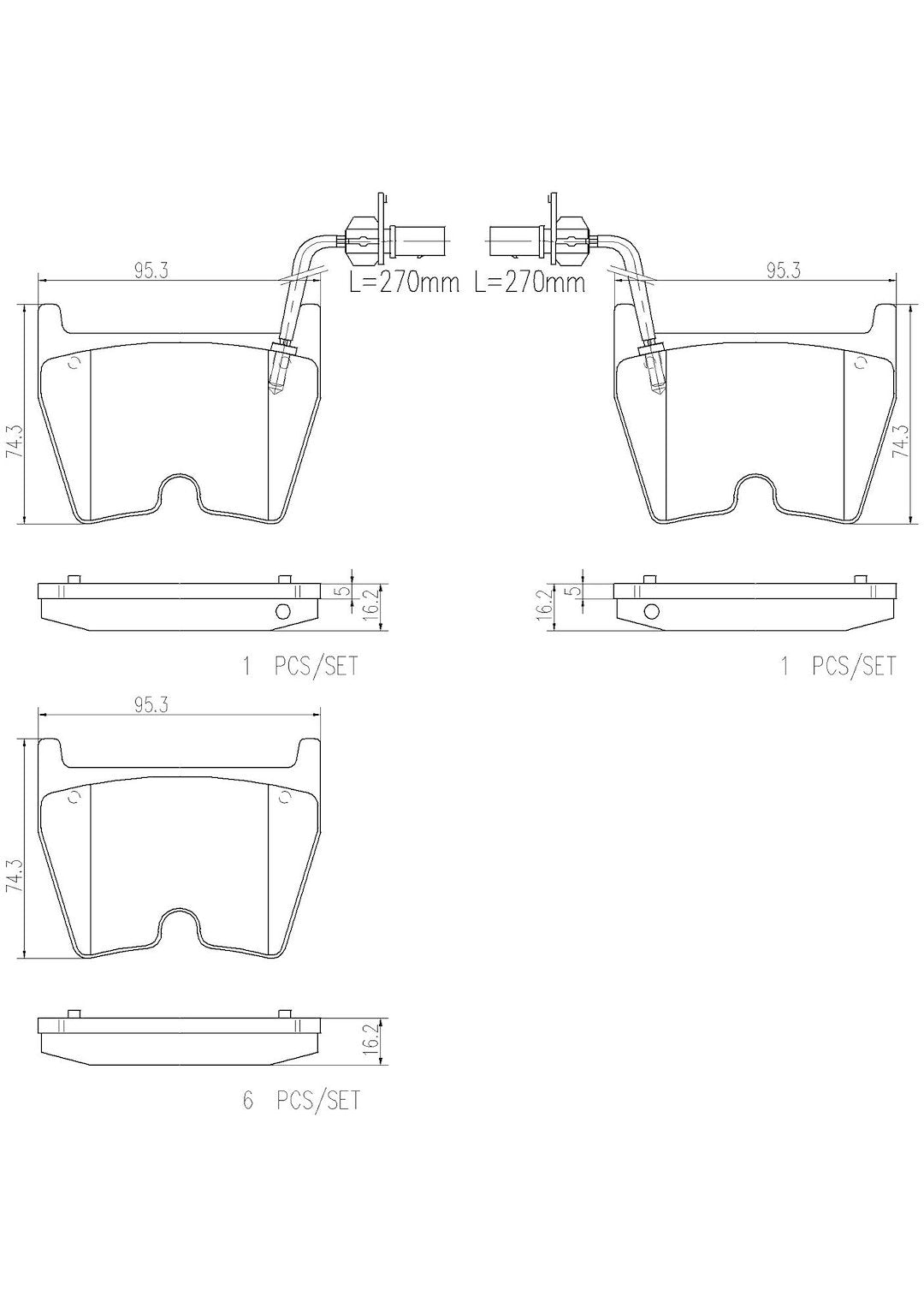 Brembo P85078n Brake Pad||||88||brmp85078n||2009077