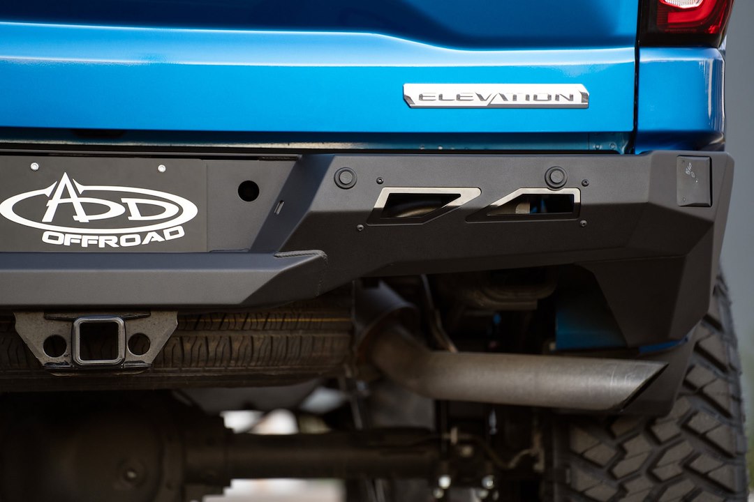 Product of Addictive Desert Designs R14020NA0103 Black Label Steel Powder Coated Bumper