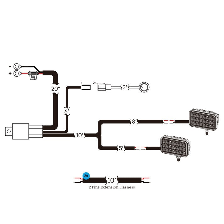 Builtbright Bb84041 Warning Light Wiring Harness||bb84041_3.Jpg||88||altbb84041||1735918
