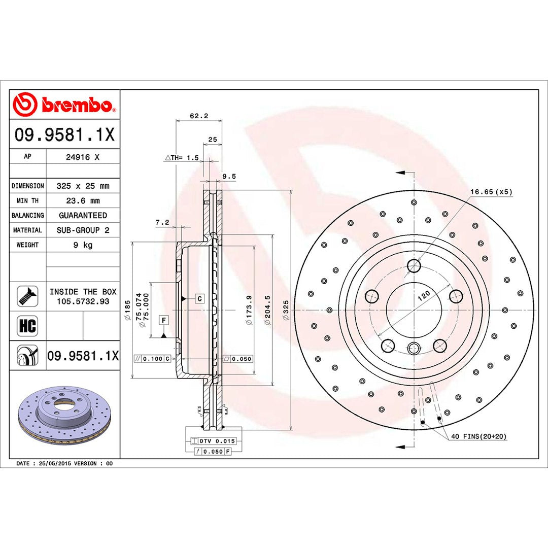 Brembo Ktx4094 Brake Kit||09.9581.1x_Drw.Jpg||87||brmktx4094||2240389