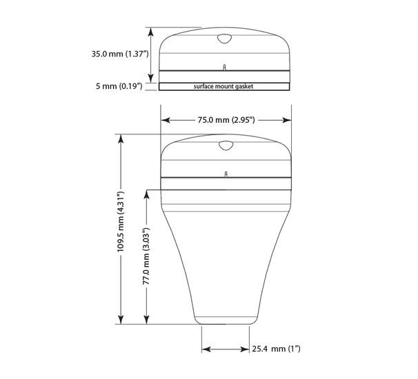 Lowrance Electronics 000-11047-002 G Navigation System Antenna||point_1_Drawing.Png||88||low0011047002||1483292