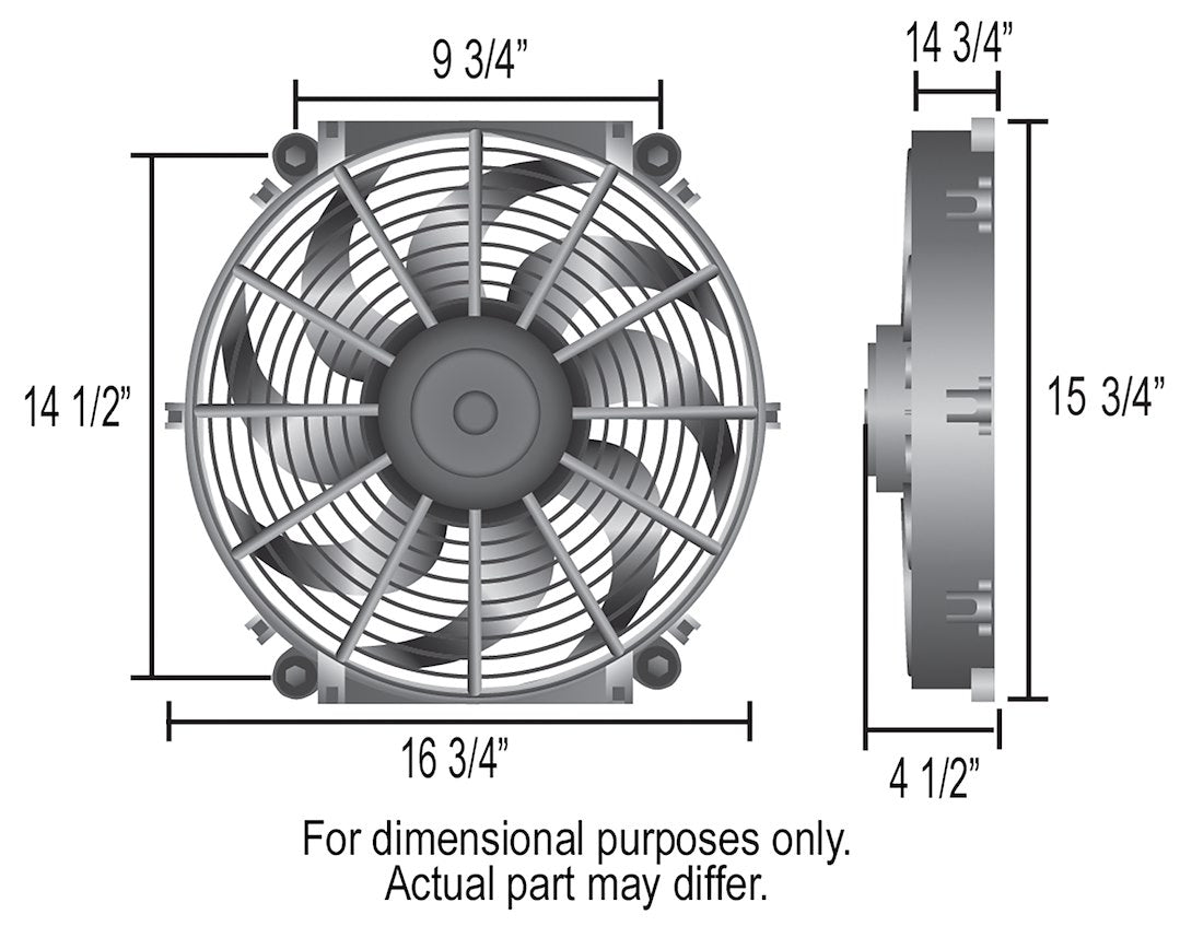 Product of Derale 16626 Cooling Fan