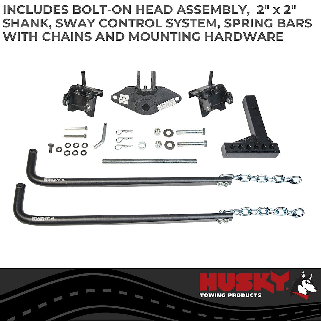 Product of Husky Towing 31423 12000 Pound Round Bar Weight Distribution Hitch