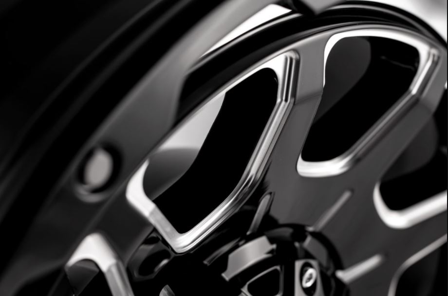 Product of Grid Wheels 17x9 Black With Natural Accents Wheel - 6x5.31 Bolt Pattern