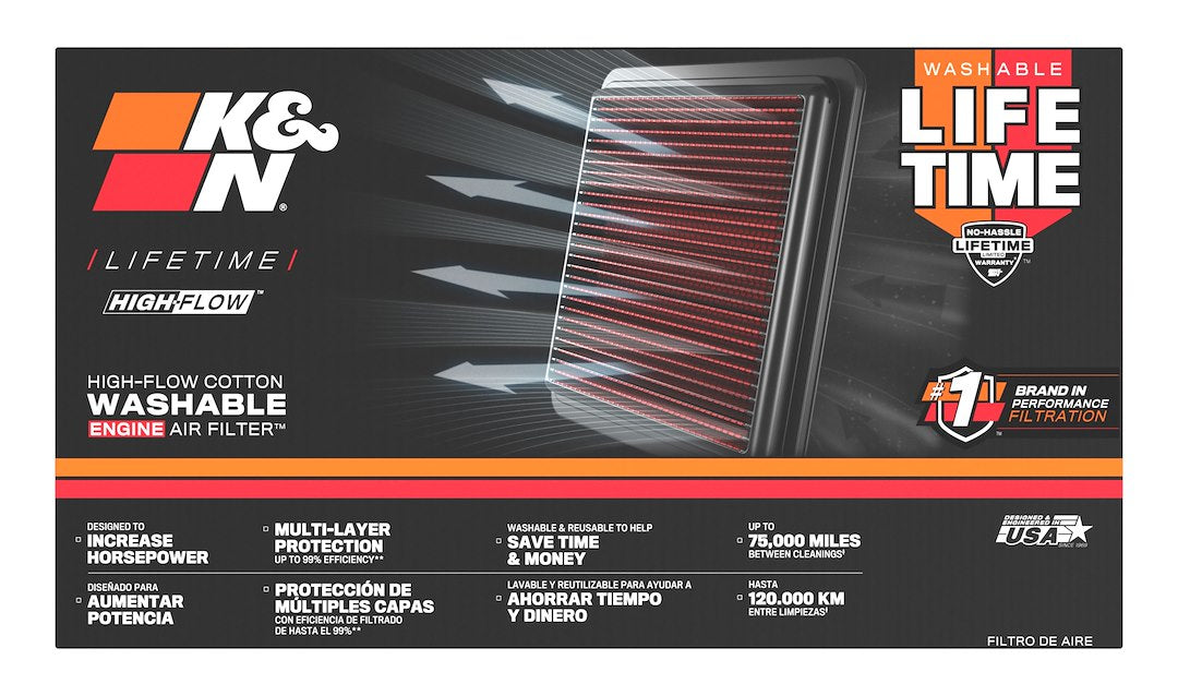 K & N Filters 33-3190 Air Filter||12265-8_Front.Jpg||88||k33333190||2404958
