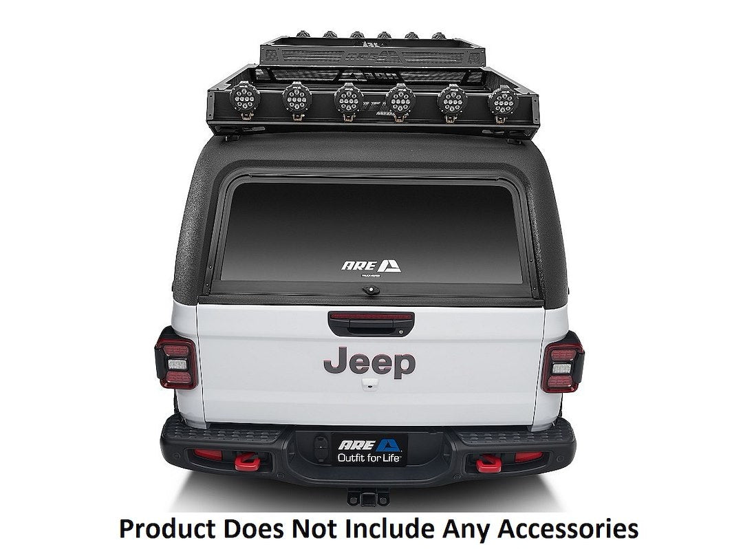 Product of ARE Truck Caps JPGLADCXCLOTR Textured Black Fiberglass 1-Piece Truck Cap