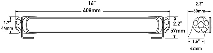 Product of Hella 958040071 Light Bar