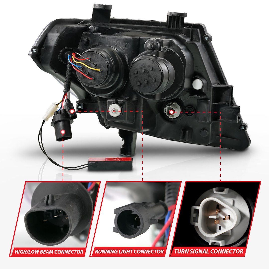 Anzo Usa 111598 Headlight Assembly||||87||a1r111598||2001989