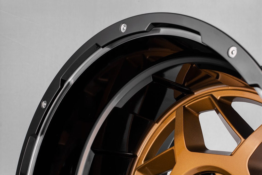 Product of Grid Wheels 24x14 Bronze With Black Lip Wheel - 6x5.31 Bolt Pattern