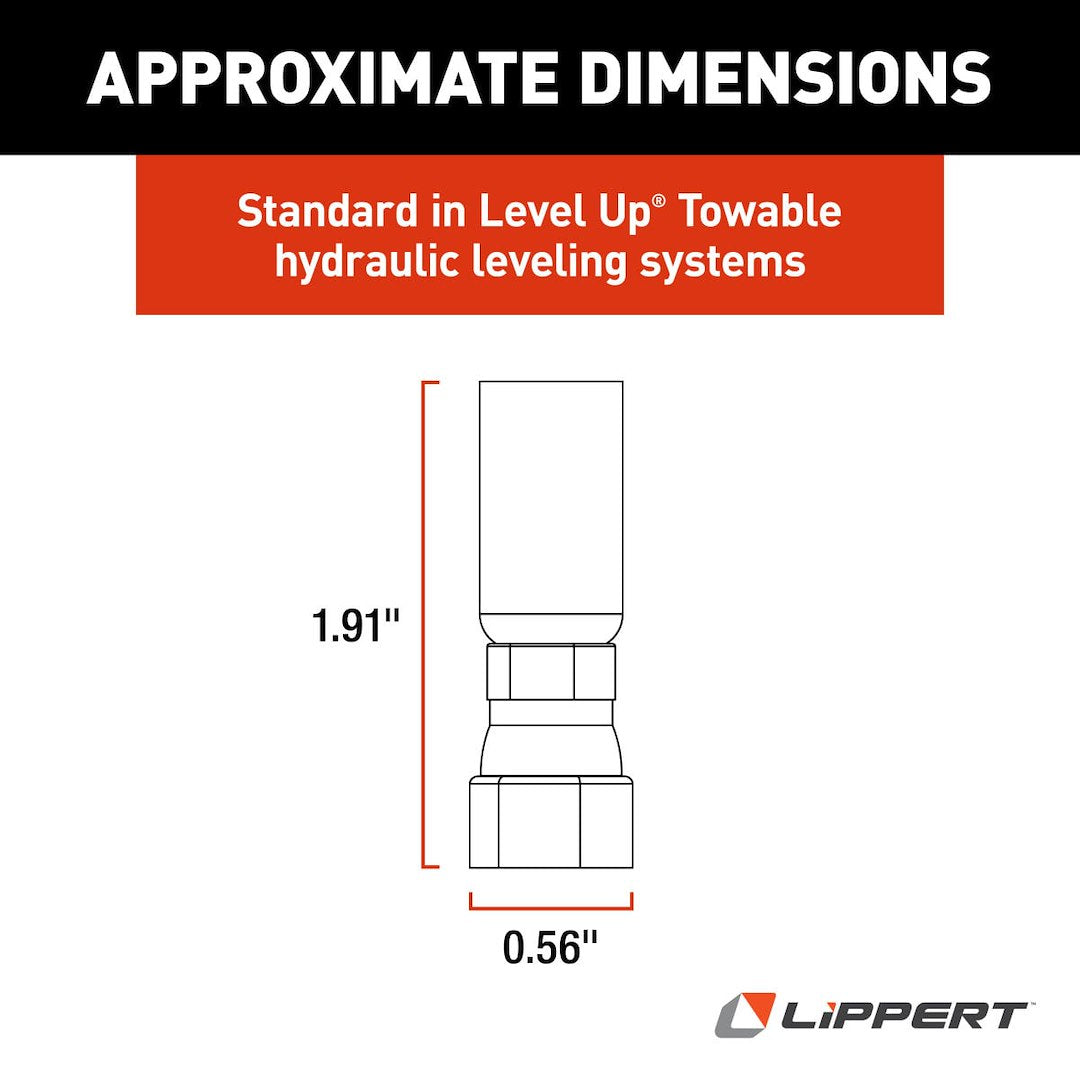 Product of Lippert Components 138416 Hose End Fitting