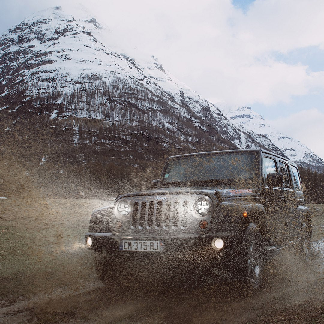 Product of J.W. Speaker 0557193 High/ Low Projector Beam With Built-In Turn Signal Headlight Assembly - LED - Set Of 2