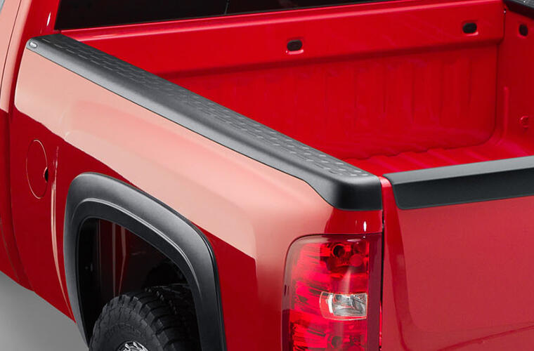 Product of Bushwacker 49523 Black Matte Textured Inside And Top Of Rail Bed Side Rail Protector