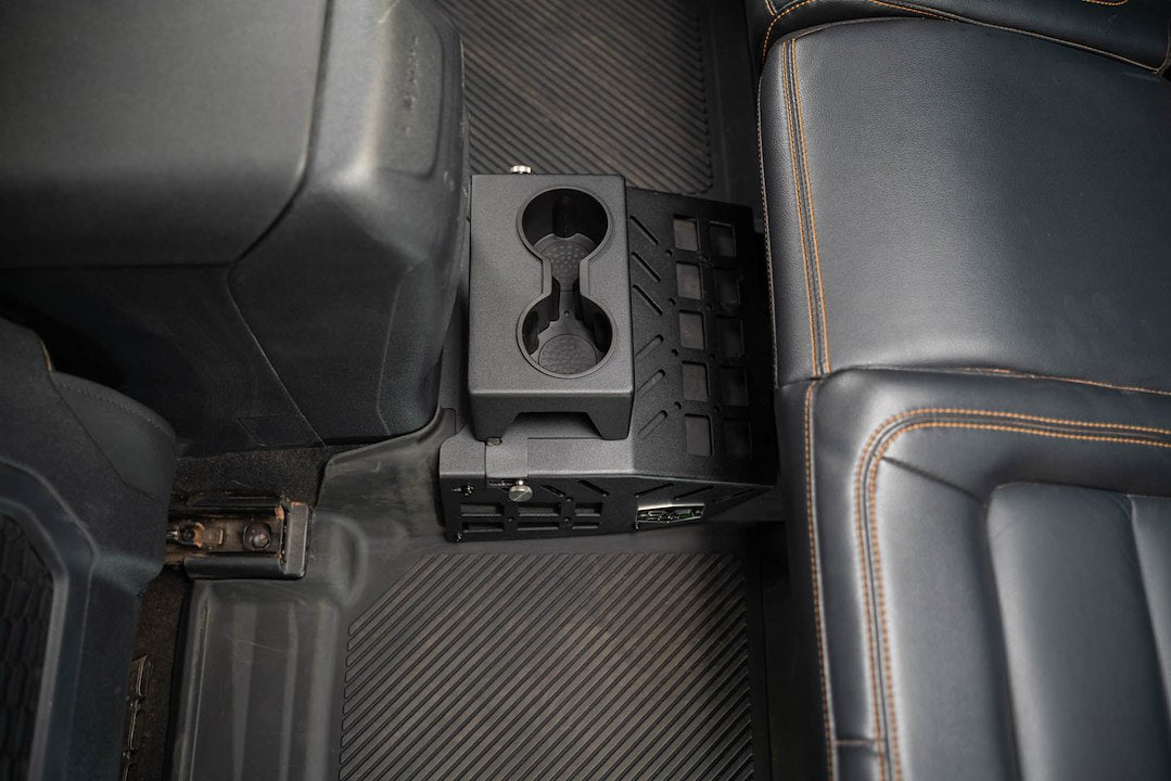 Dv8 Offroad Mpbr-07 Molle Cargo Panel||2021-2024-Ford-Bronco-Rear-Seat-Cup-Holder-And-Molle-Panels-Installed-05.Jpg||94||dv8mpbr07||1628154