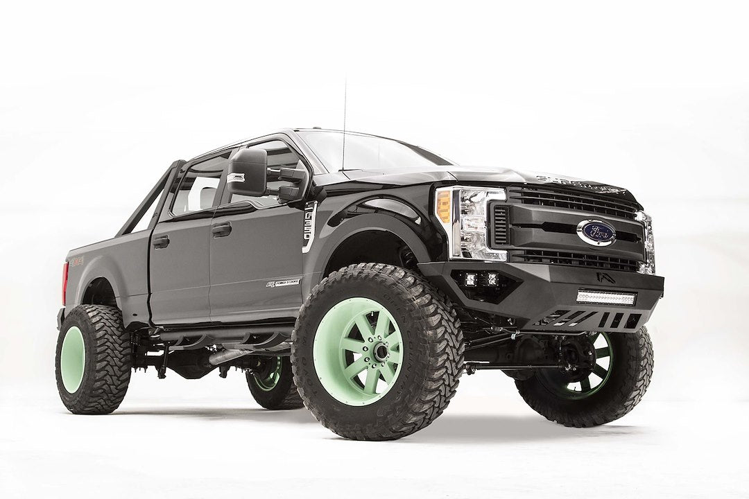 Product of Fab Fours FS17-V4151-1 Vengeance Steel Matte Powder Coated Bumper