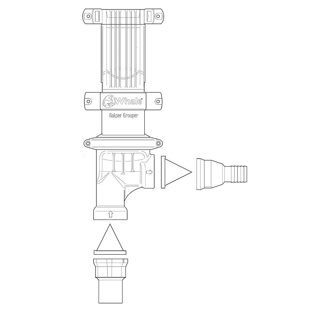 Product of Whale Bp4772 Livewell / Baitwell Pump
