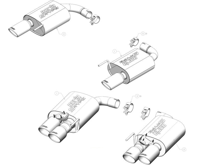 Borla 11986 Exhaust System Kit||11986_1.Jpg||86||b2511986||2111548
