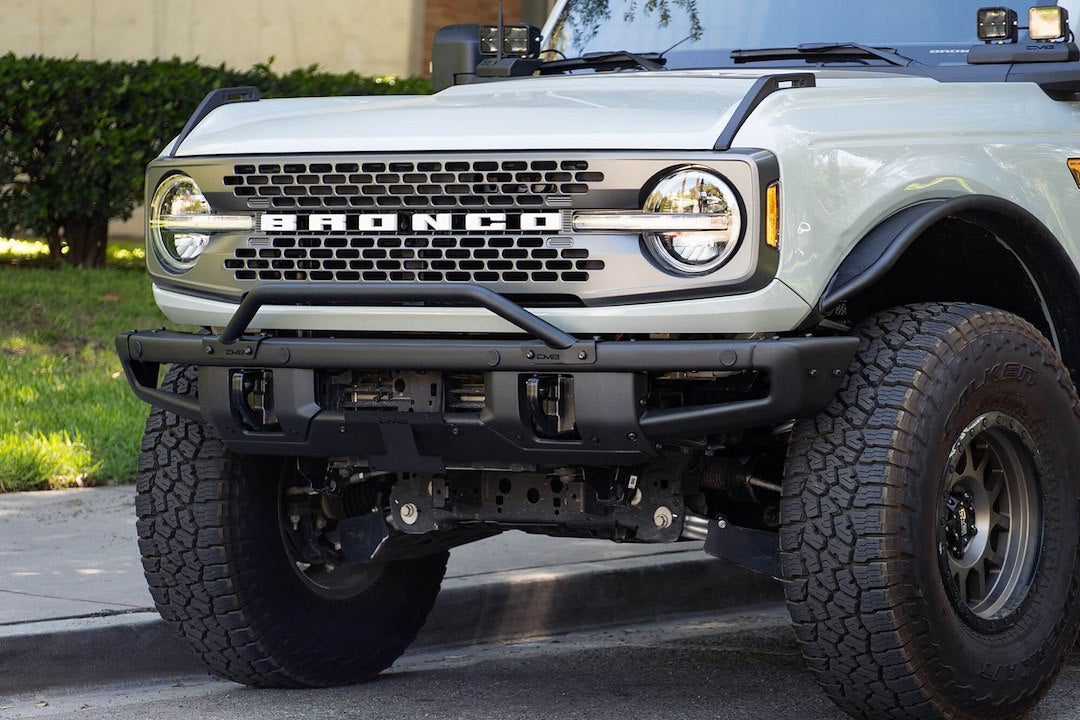 Dv8 Offroad Lpbr-02 License Plate Relocation Kit||ford-Bronco-Front-License-Plate-Bracket.Jpg||95||dv8lpbr02||1628048