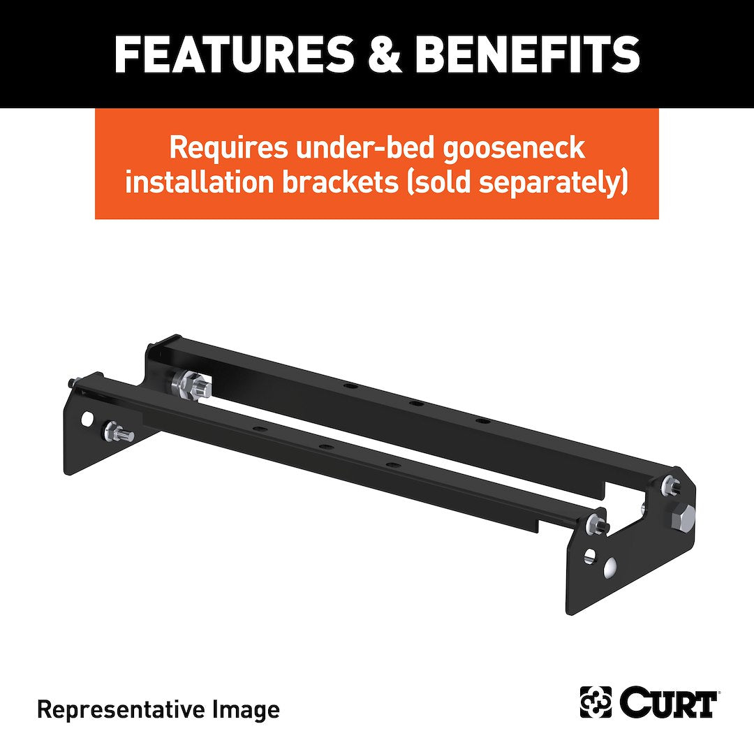 Curt 61052 Gooseneck Trailer Hitch||61052_3008x1990_Ff.Jpg||91||c9361052||938409