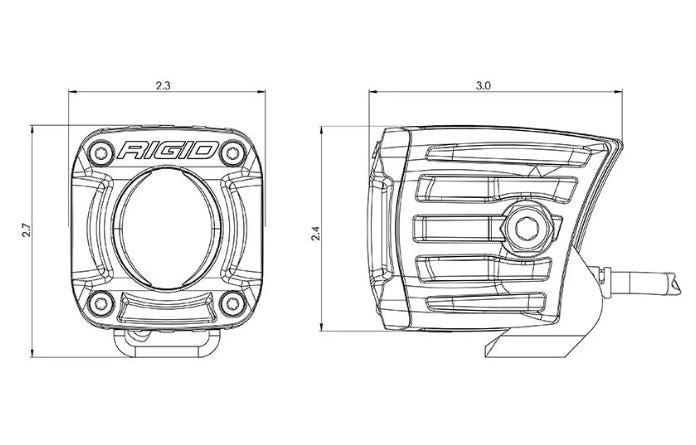 Product of Rigid Lighting 491613 Driving/ Fog Light