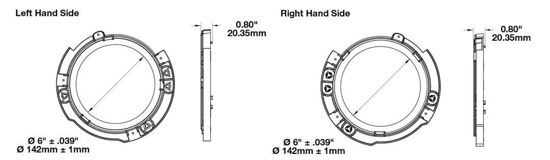 Product of J.W. Speaker 8200461 Headlight Retaining Ring