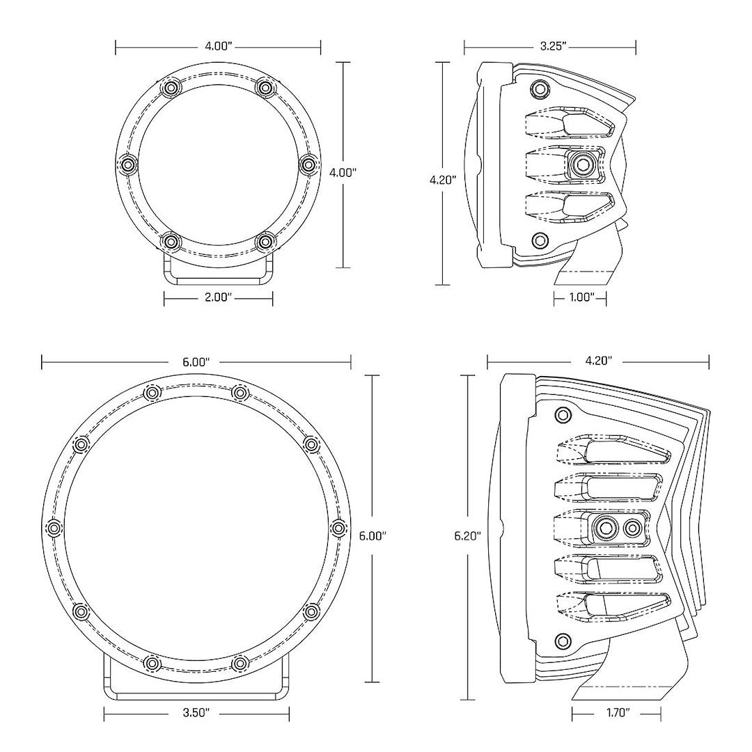 Rigid Lighting 36115 Driving/ Fog Light||||87||r2g36115||2025913