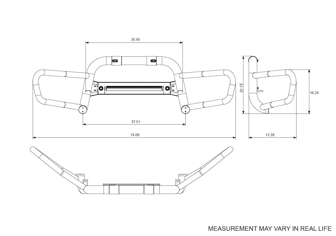 Black Horse Offroad Bfrn10 Bull Bar||bfrn10_4.Jpg||88||blkbfrn10||2238231