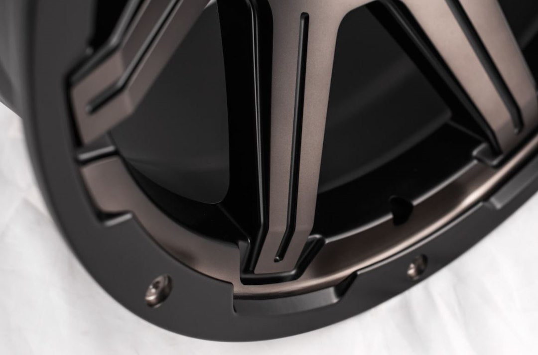 Product of Grid Wheels 20x9 Black With Natural Face And Dark Tinted Wheel - Not Applicable Bolt Pattern