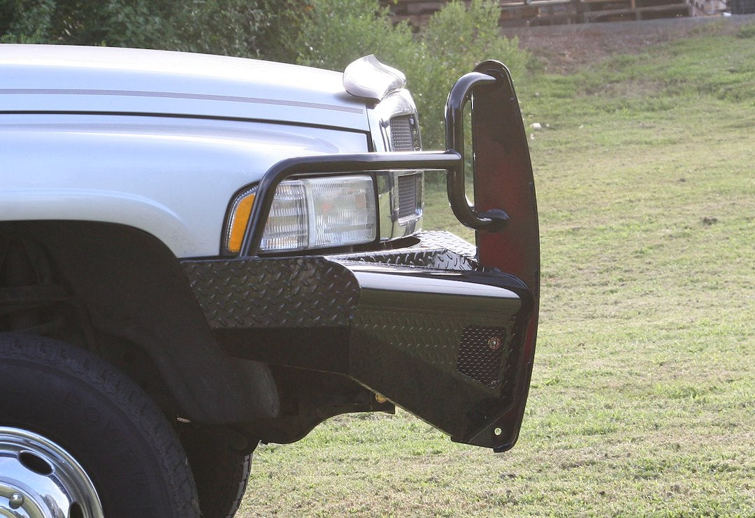 Product of Fab Fours DR94-S1560-1 Black Steel Steel Powder Coated Bumper
