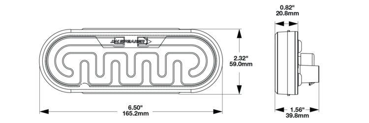 Product of J.W. Speaker 0646791 Trailer Light