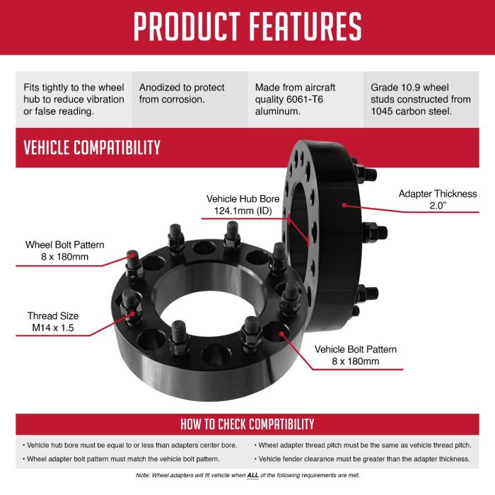 Coyote Wheel Accessories 8180-8180hr-E Wheel Adapter||8180-8180hr-E_2.Jpg||87||rev1808180hre||1699179