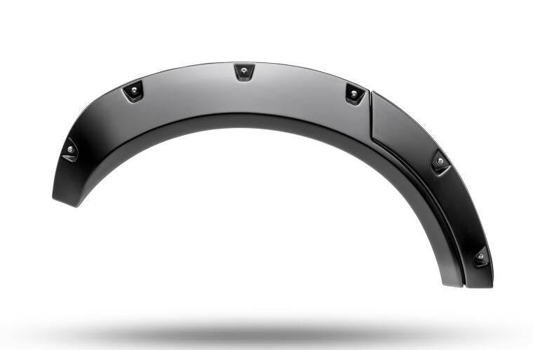 Product of Bushwacker 20960-02 Pocket Style/ Exposed Fasteners Black Fender Flare - Set Of 4