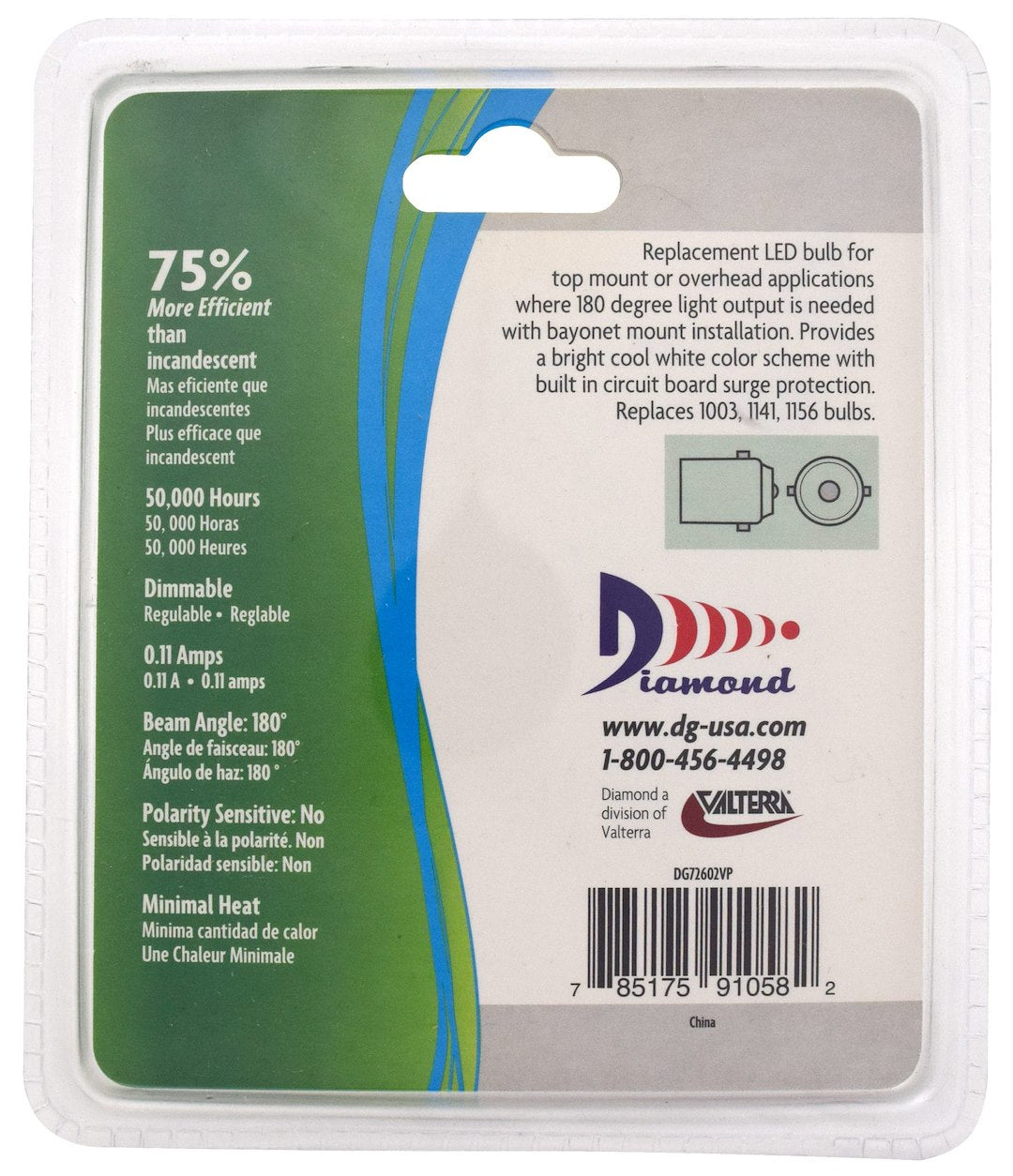 Product of Valterra Dg72602vp Multi Purpose Light Bulb - Led