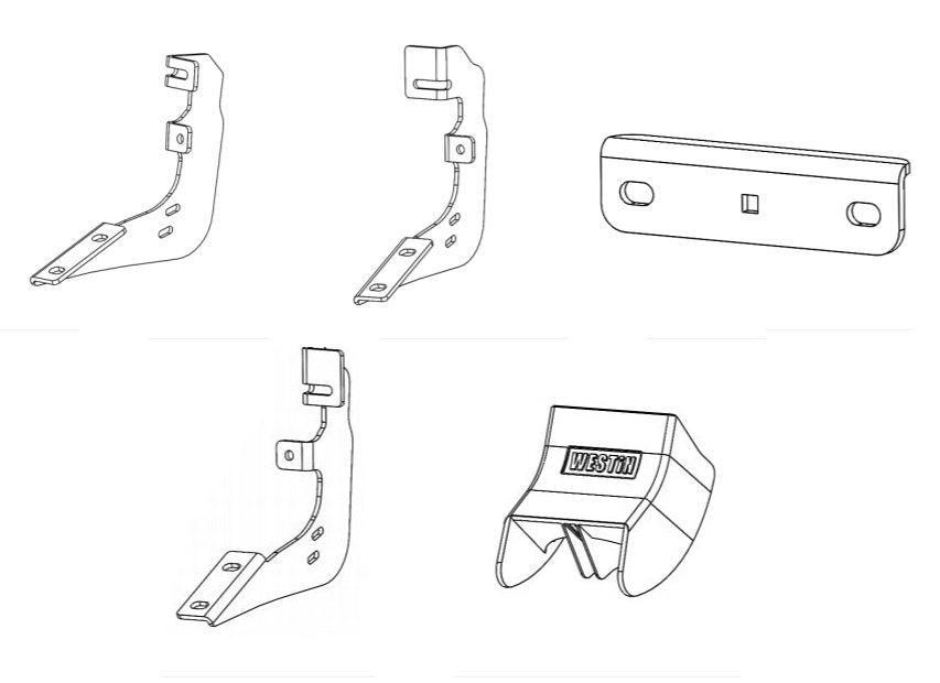 Product of Westin Automotive 28-7122pk Nerf Bar Mounting Kit