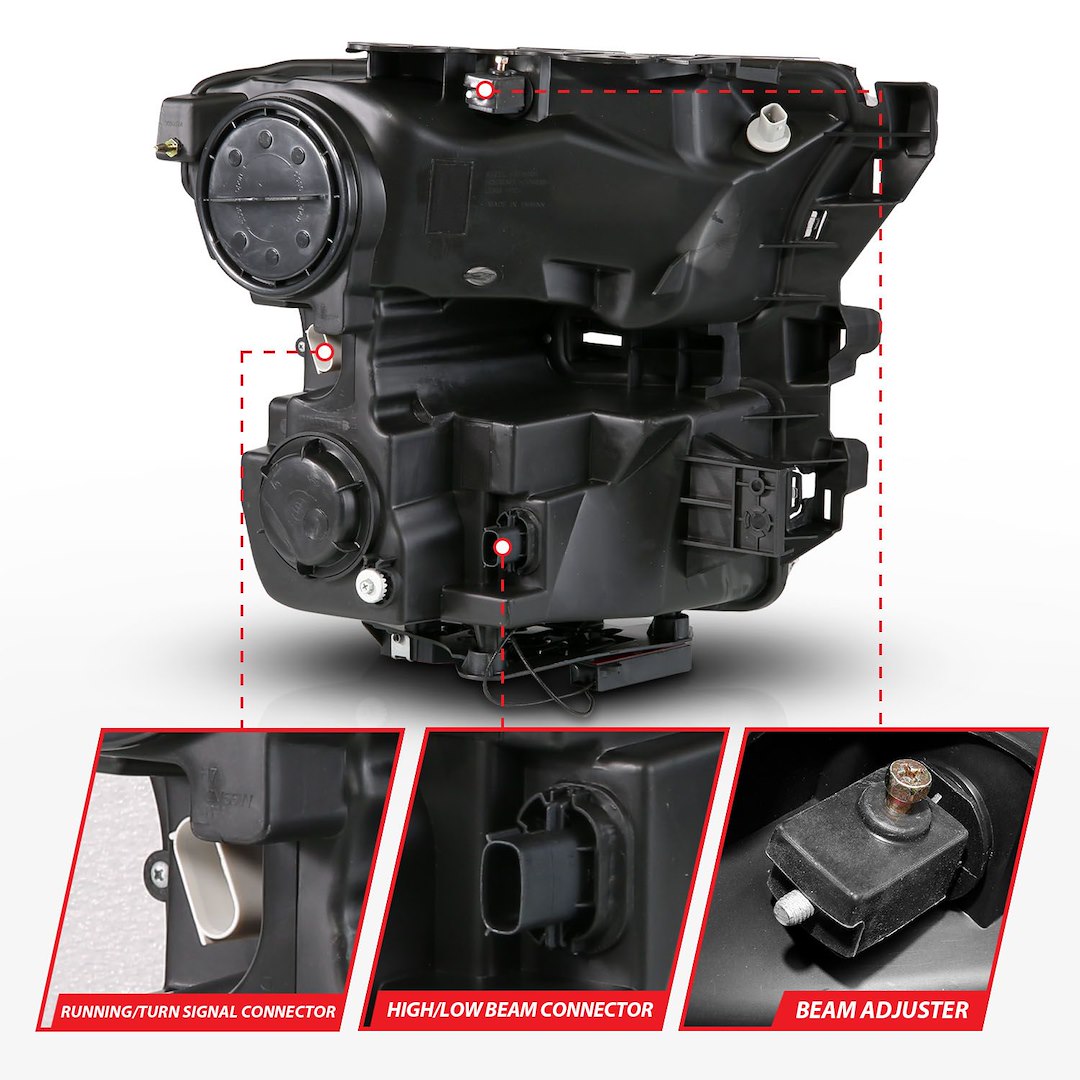 Product of Anzo Usa 111605 Headlight Assembly