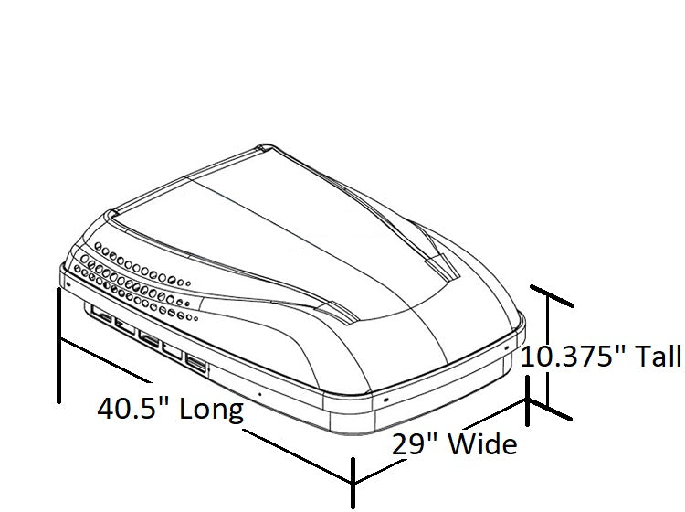 Product of Rv Airflow Systems Rvaf-Penii-Kit Air Conditioner Air Flow System