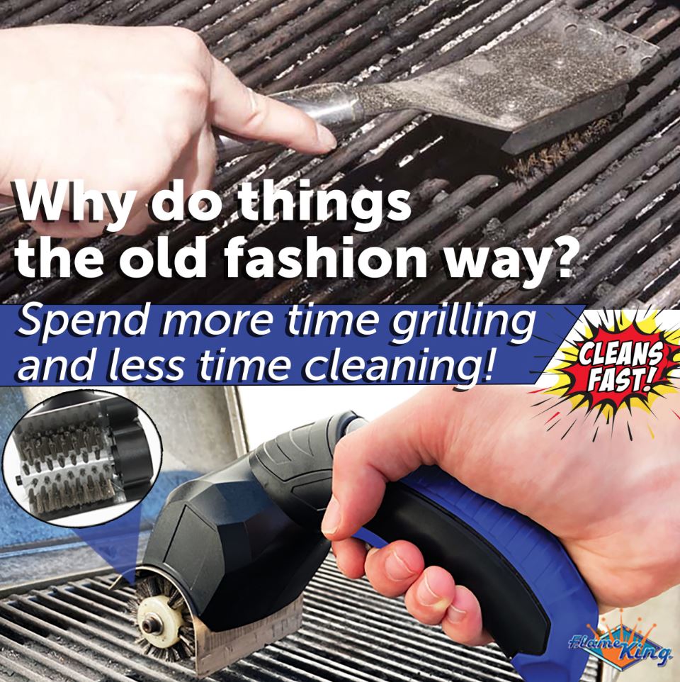 Flame King Ysnrgb2 Barbeque Grill Cleaning Tool||||89||y6eysnrgb2||1926561
