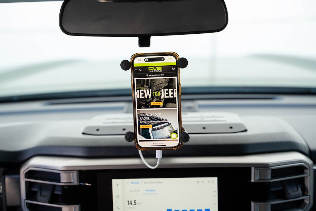 Dv8 Offroad Dmt2-01 Cell Phone Mount Plate||2022-2023-Toyota-Tundra-Digital-Device-Dash-Mount_Installed-08.Jpg||93||dv8dmt201||1626938